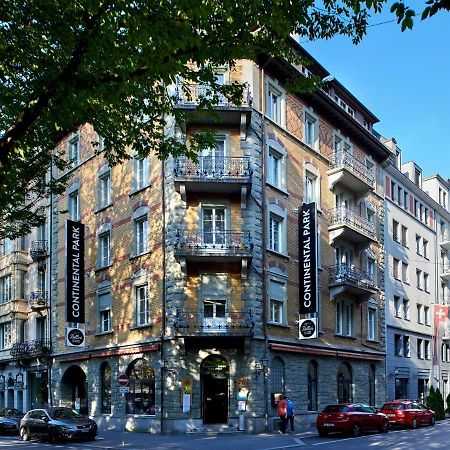 Hotel Continental Park Lucerna Exterior foto